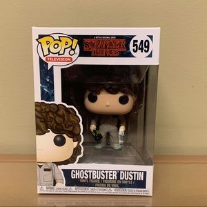 4/$40 Funko Pop “Dustin in Ghostbusters Costume from Stranger Things” bobblehead